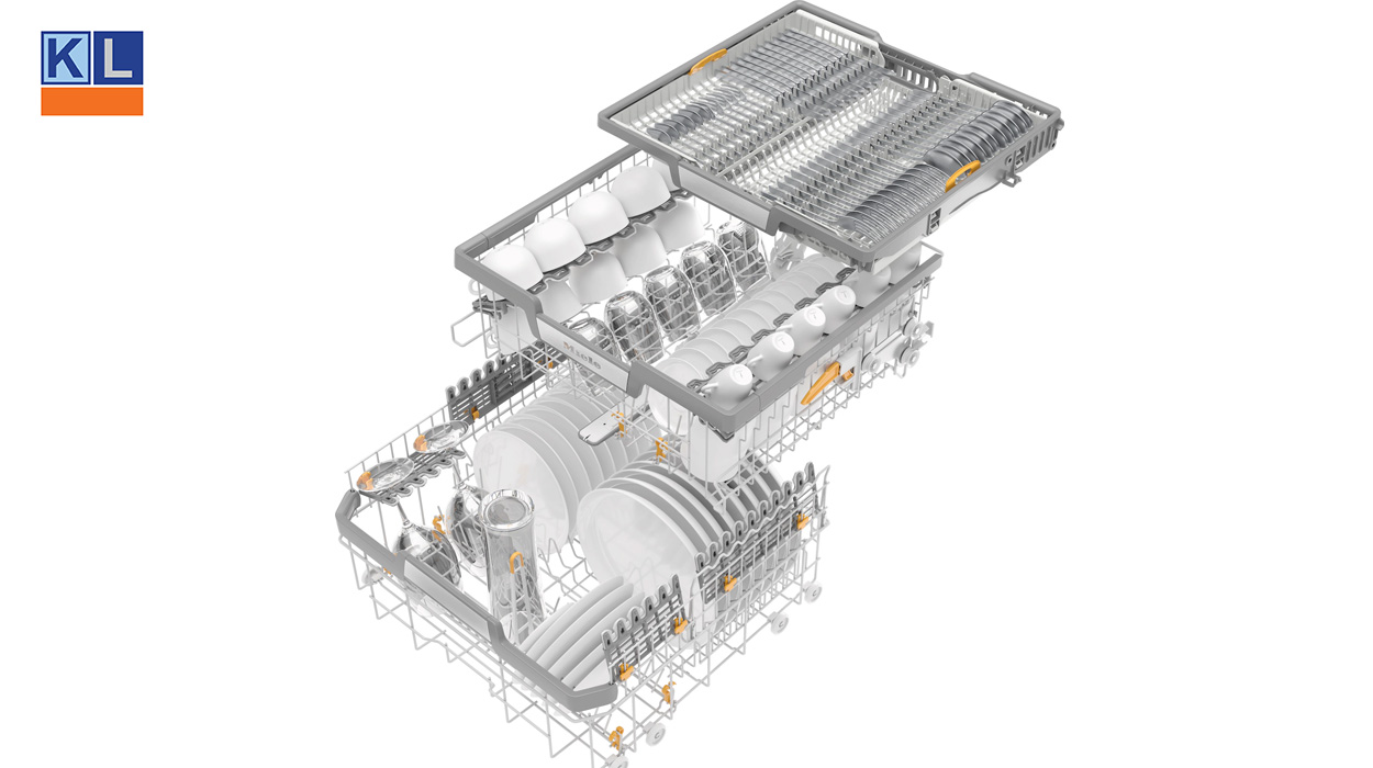 3D MultiFlex besteklade Miele