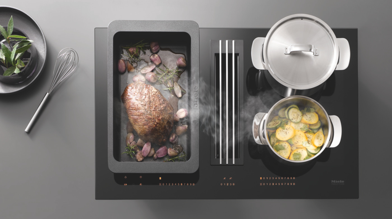 Miele kookplaten met afzuiging
