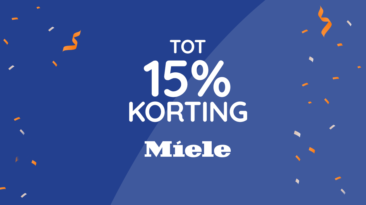 Tot 15% korting op Miele