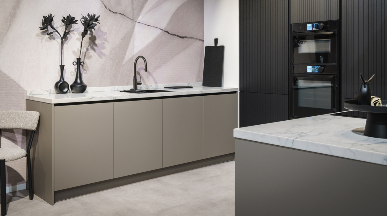 Moderne keuken - Valencia grafiet U-keuken