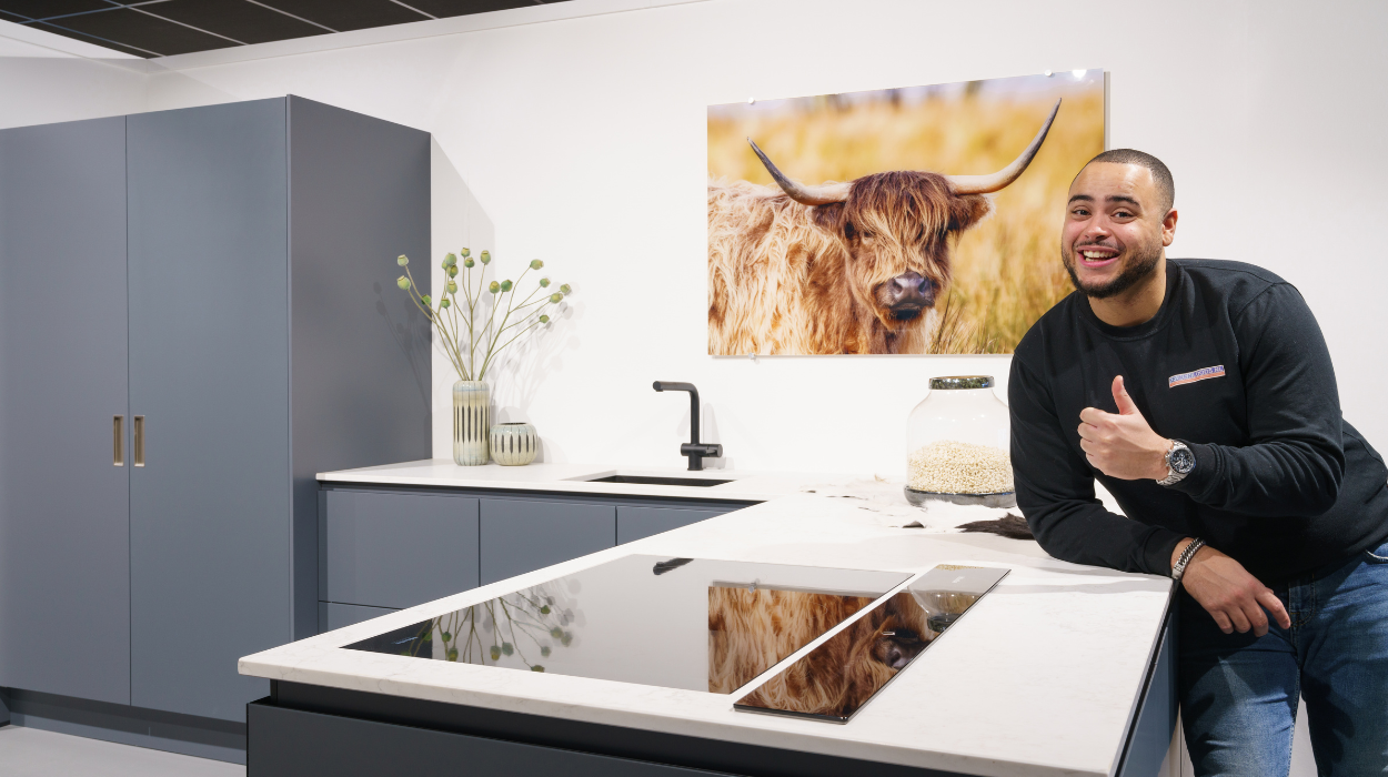 Gerald in keuken