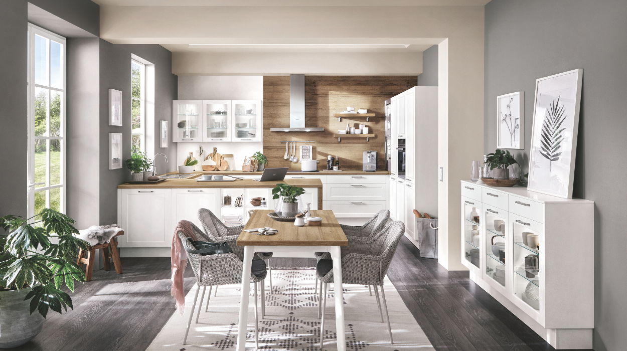 Nobilia Credo 764 Alpin witte U-keuken