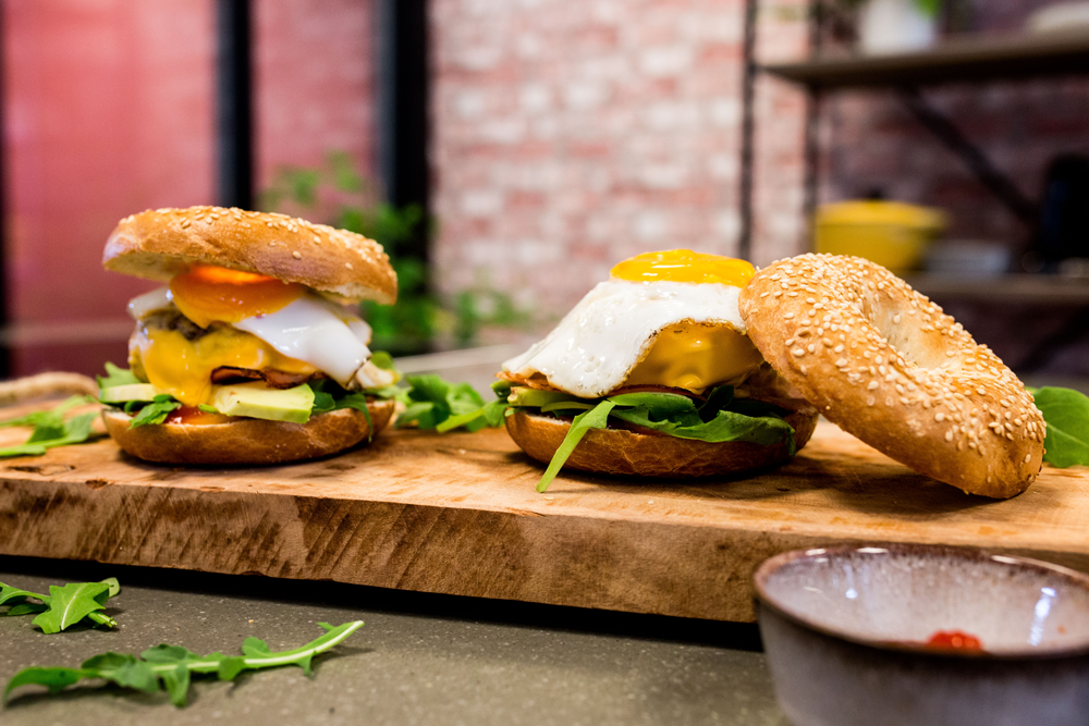 Breakfast bagel