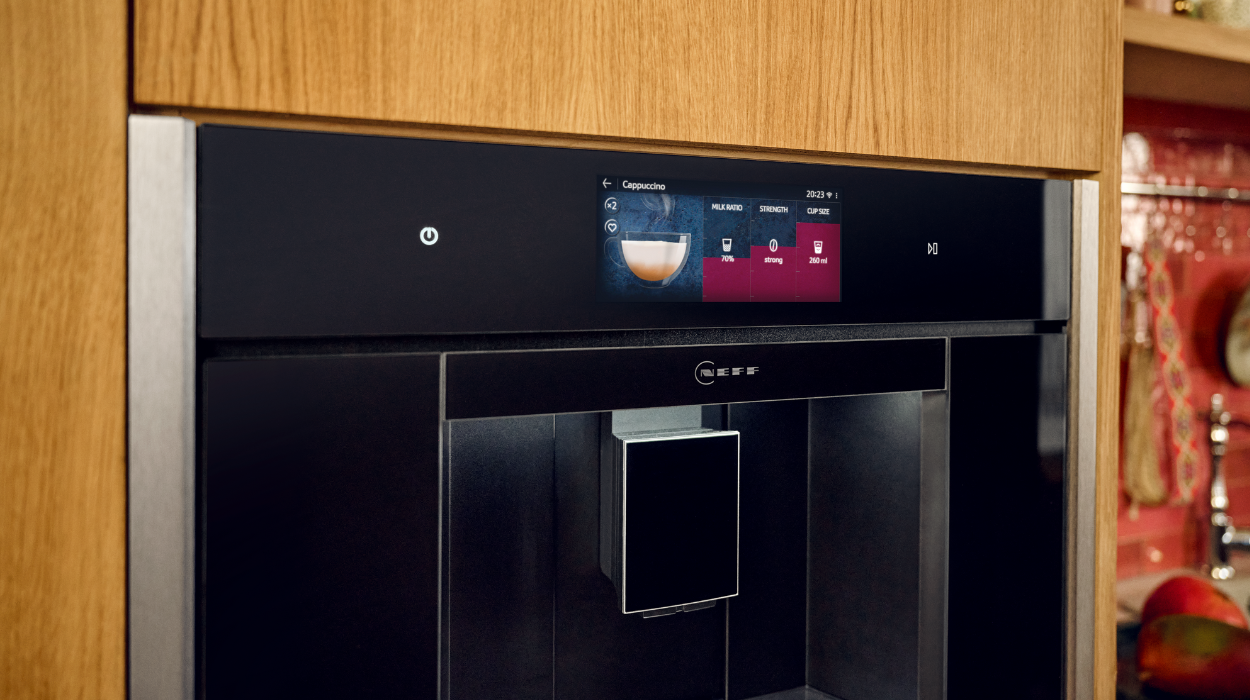 Neff koffiemachine met intelligent strength adjustment