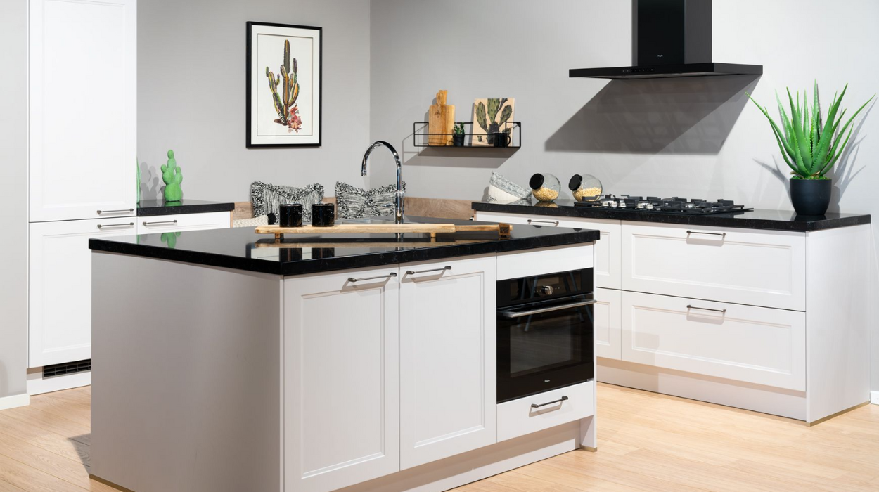 Keuken met kunststof beklede fronten