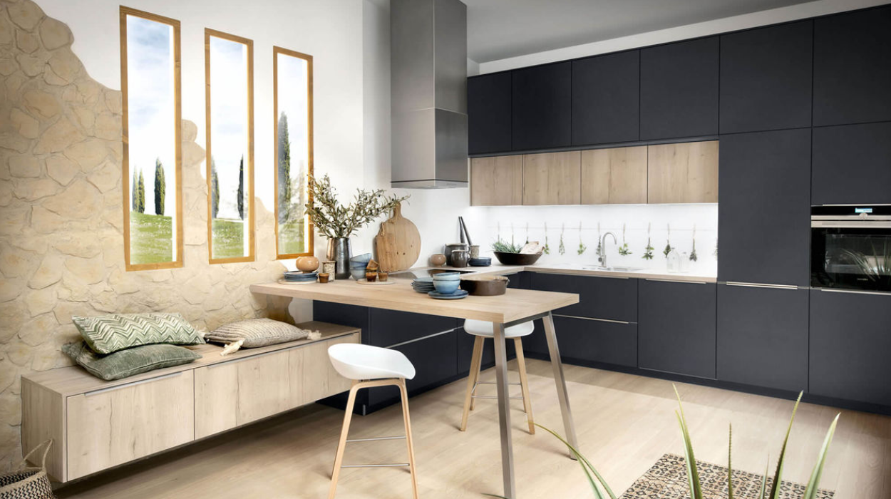 Houtlook keuken
