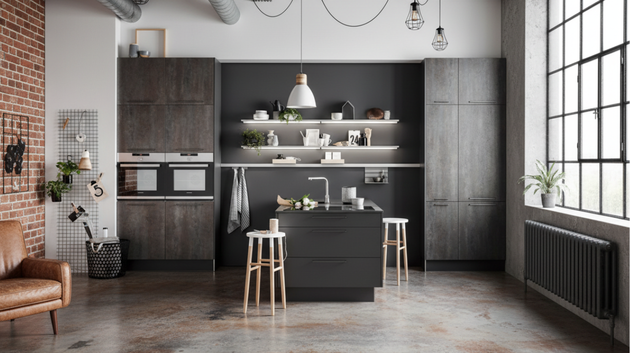 Industriële keuken eigen ontwerp