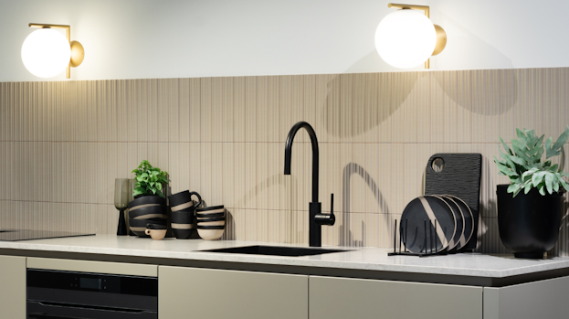 Keuken met achterwand