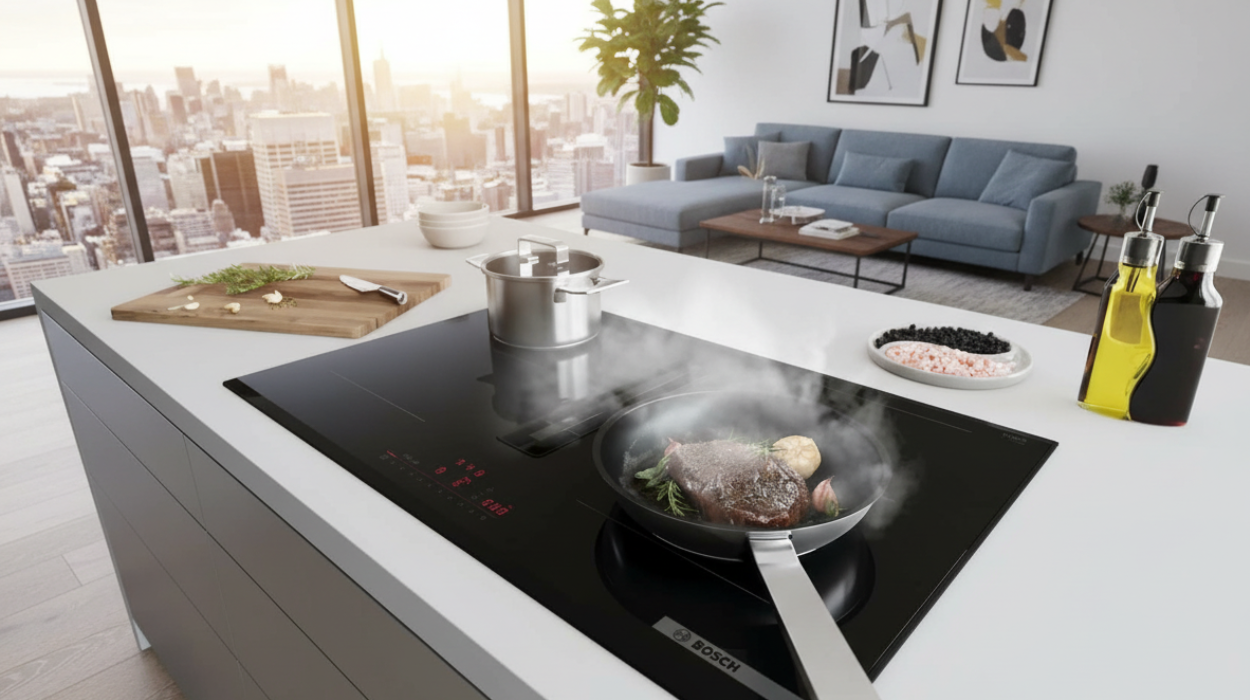 Bosch kookplaat in appartement