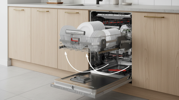 Vaatwasser met comfortLift