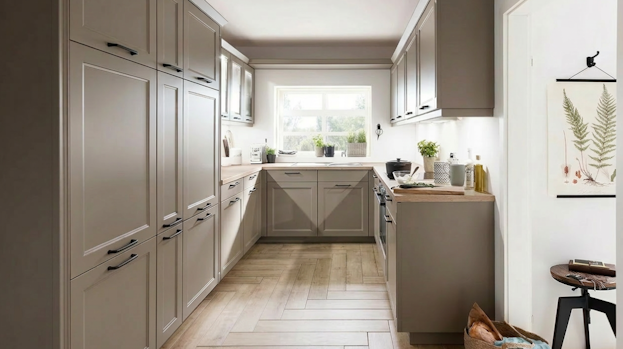 taupe keuken eigen ontwerp