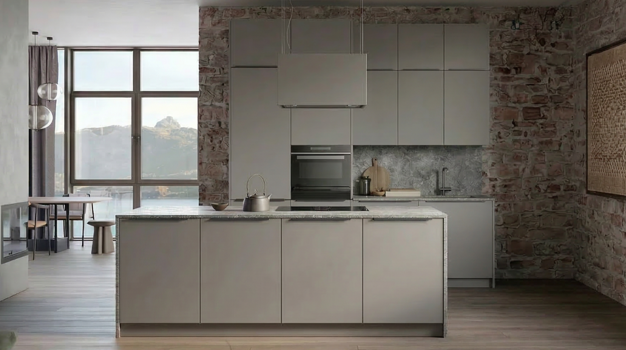 kleine stoere keuken