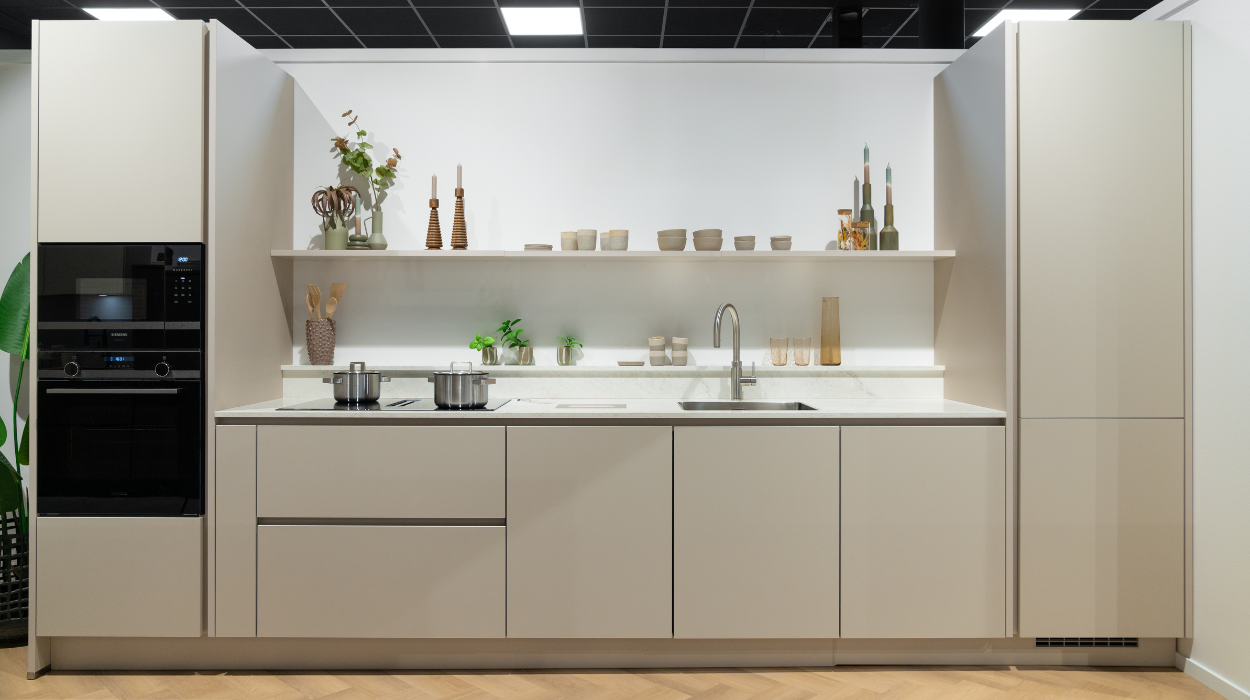 beige tijdloze keuken