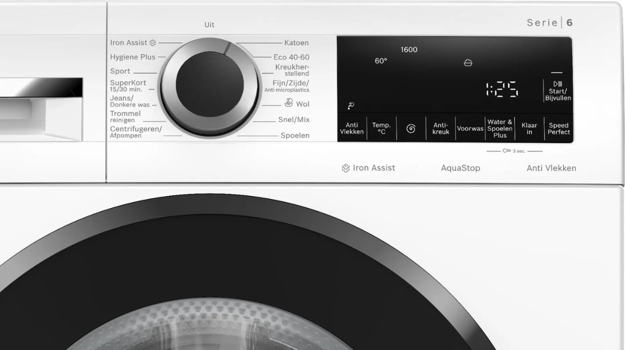 wasmachine met led-display
