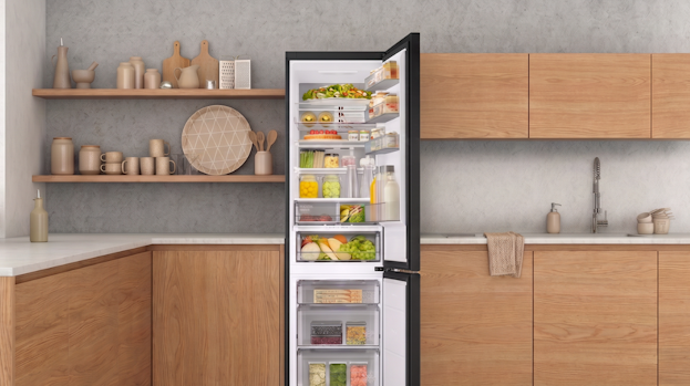 samsung koelkast strak tegen de wand