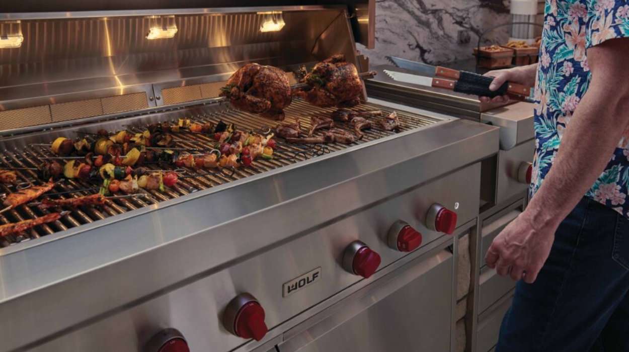 WOLF barbecues
