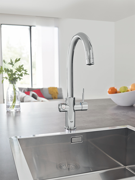 Grohe Red DUO C-vormige uitloop