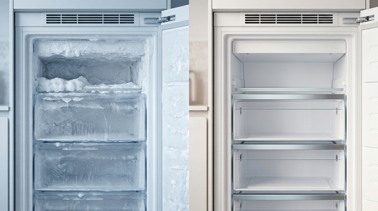 De voordelen van no-frost op een rij