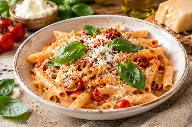 romige pasta met nduja