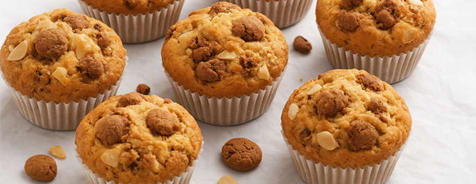 Sinterklaas muffins met kruidnoten
