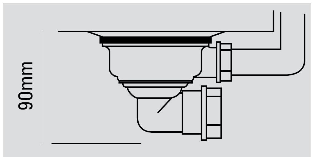 ABK Innovent spoelbak BAR46FVI afbeelding 3