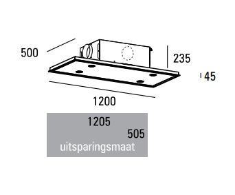 ABK Innovent PA07125HZL afzuigkap afbeelding 1