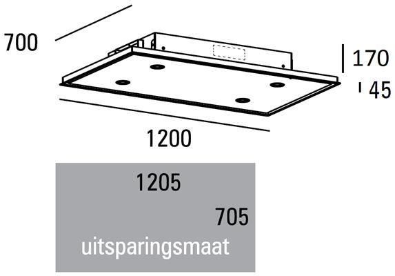 ABK Innovent afzuigkap PA07125PRZ afbeelding 3