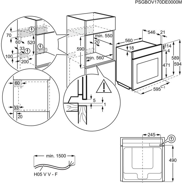 AEG oven inbouw BCK556220M afbeelding 4