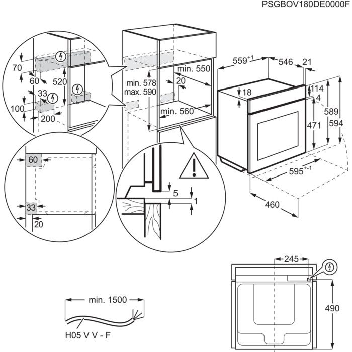 AEG oven BEK101010M afbeelding 3