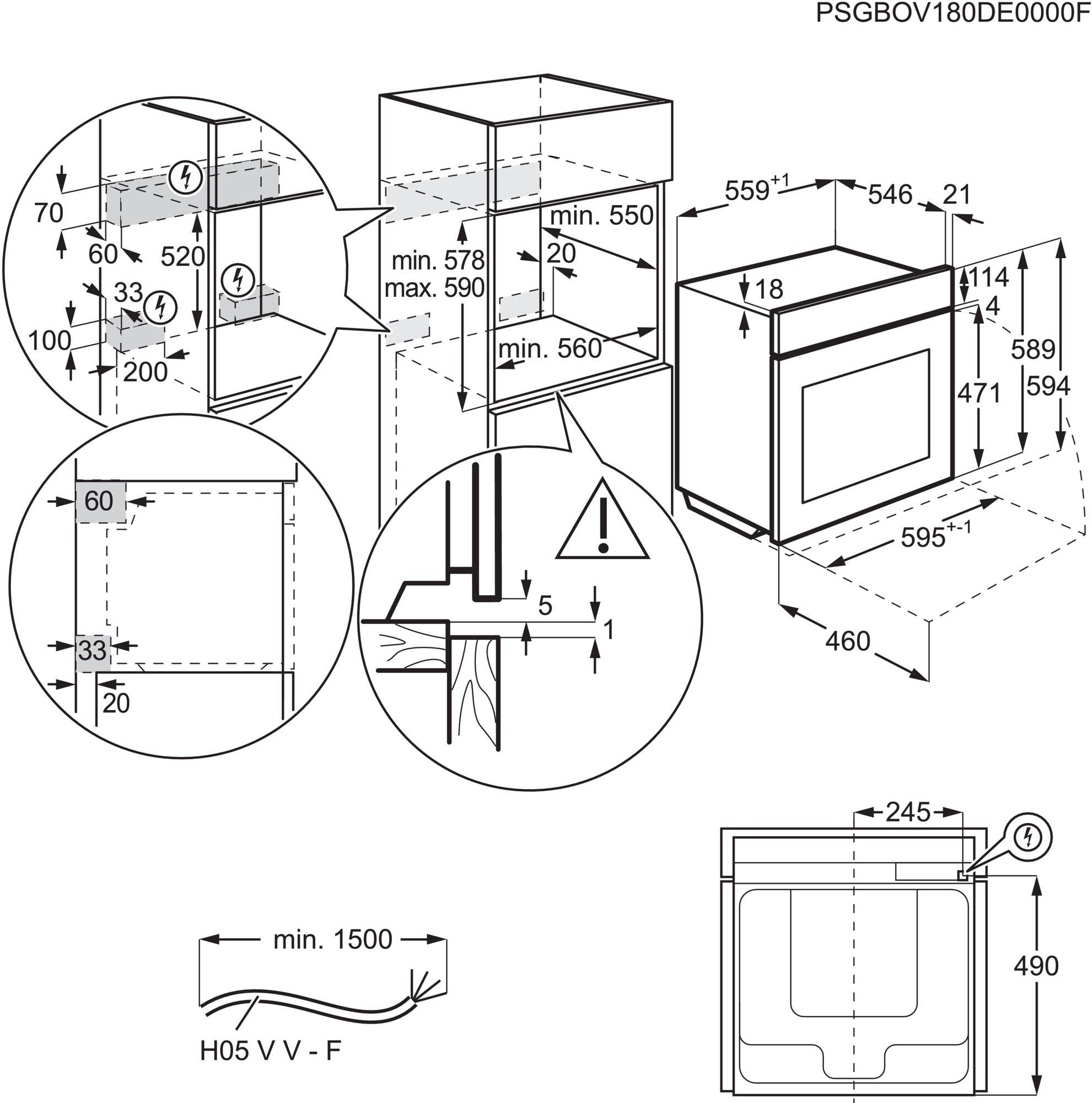 AEG BPK748280M inbouw oven afbeelding 5