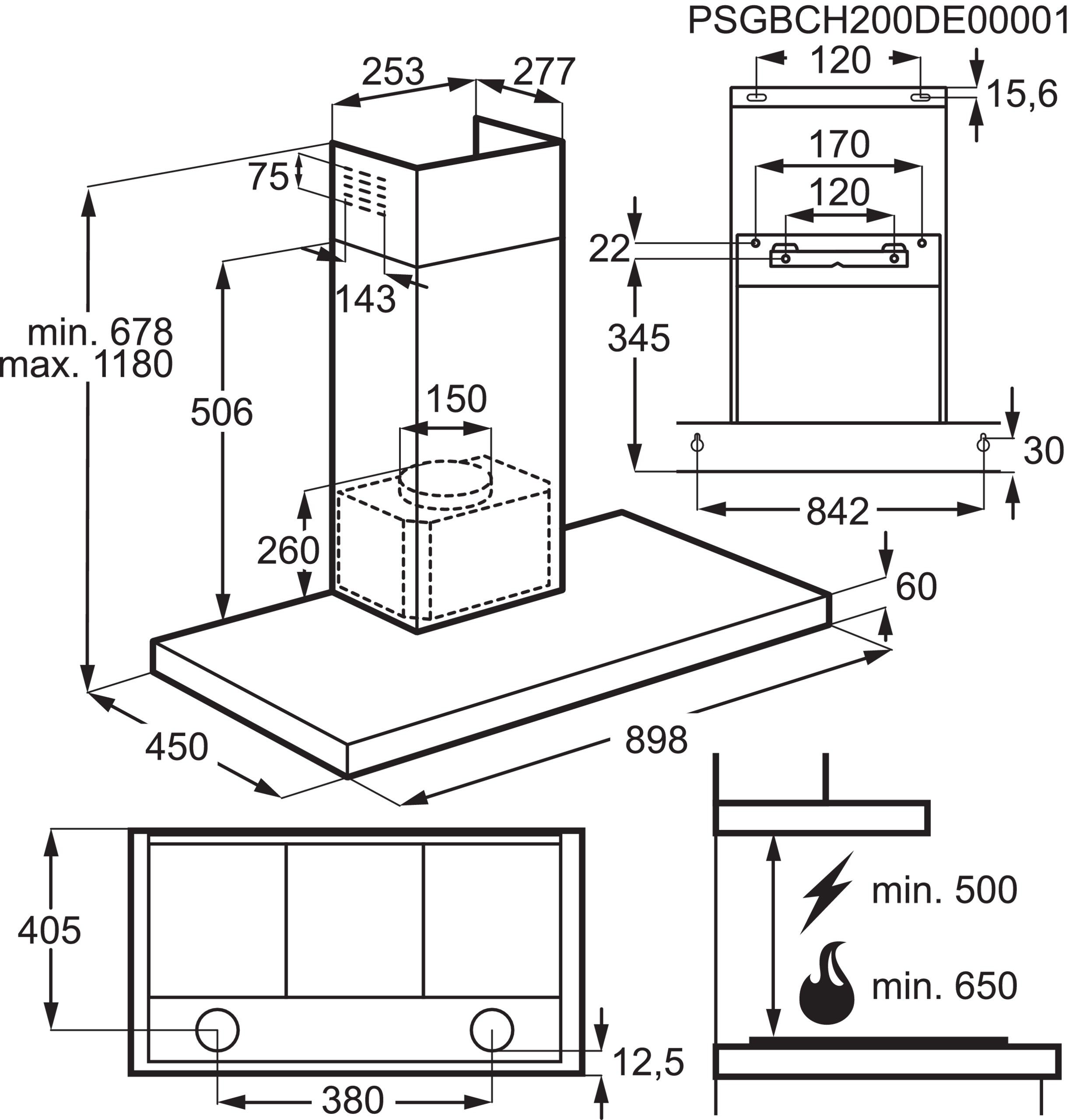 AEG DBE5971R  afzuigkap afbeelding 5