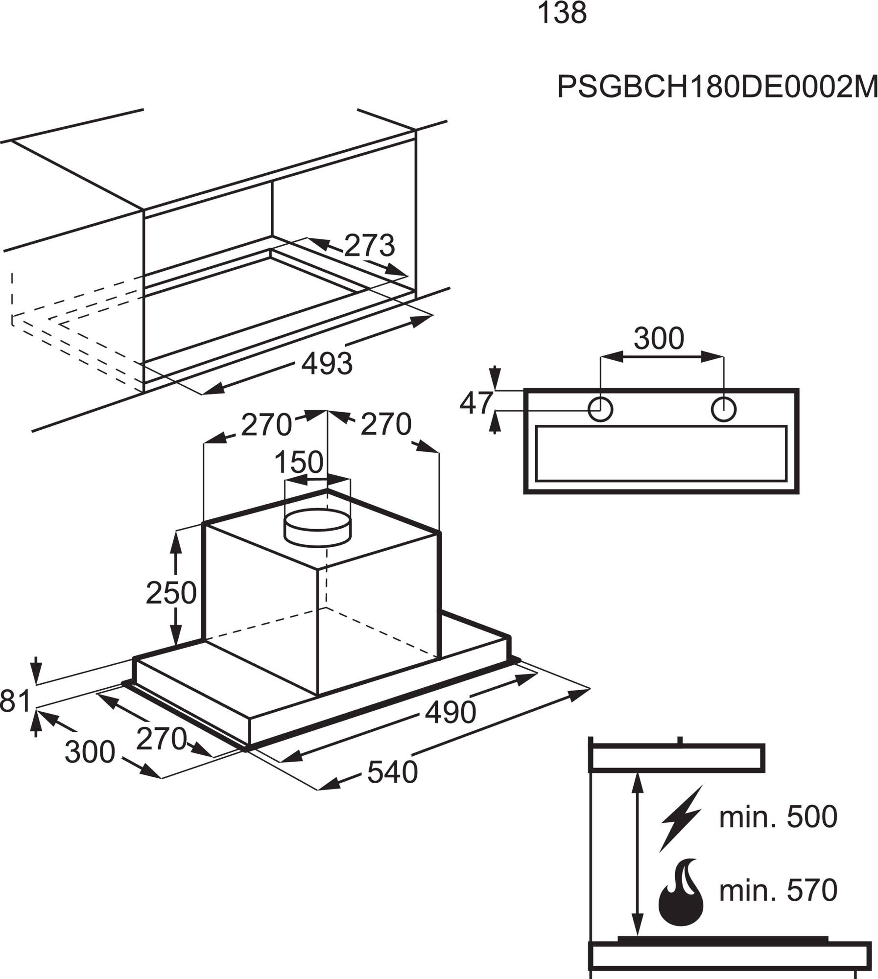 AEG afzuigkap  DGE5661HM afbeelding 4