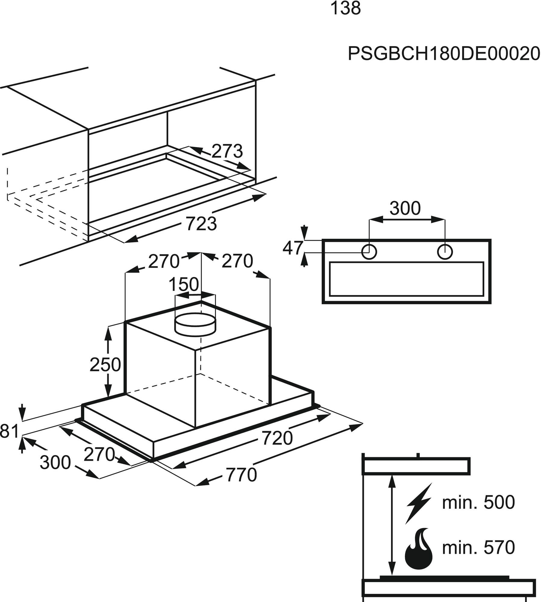 AEG DGE5861HM  afzuigkap afbeelding 5