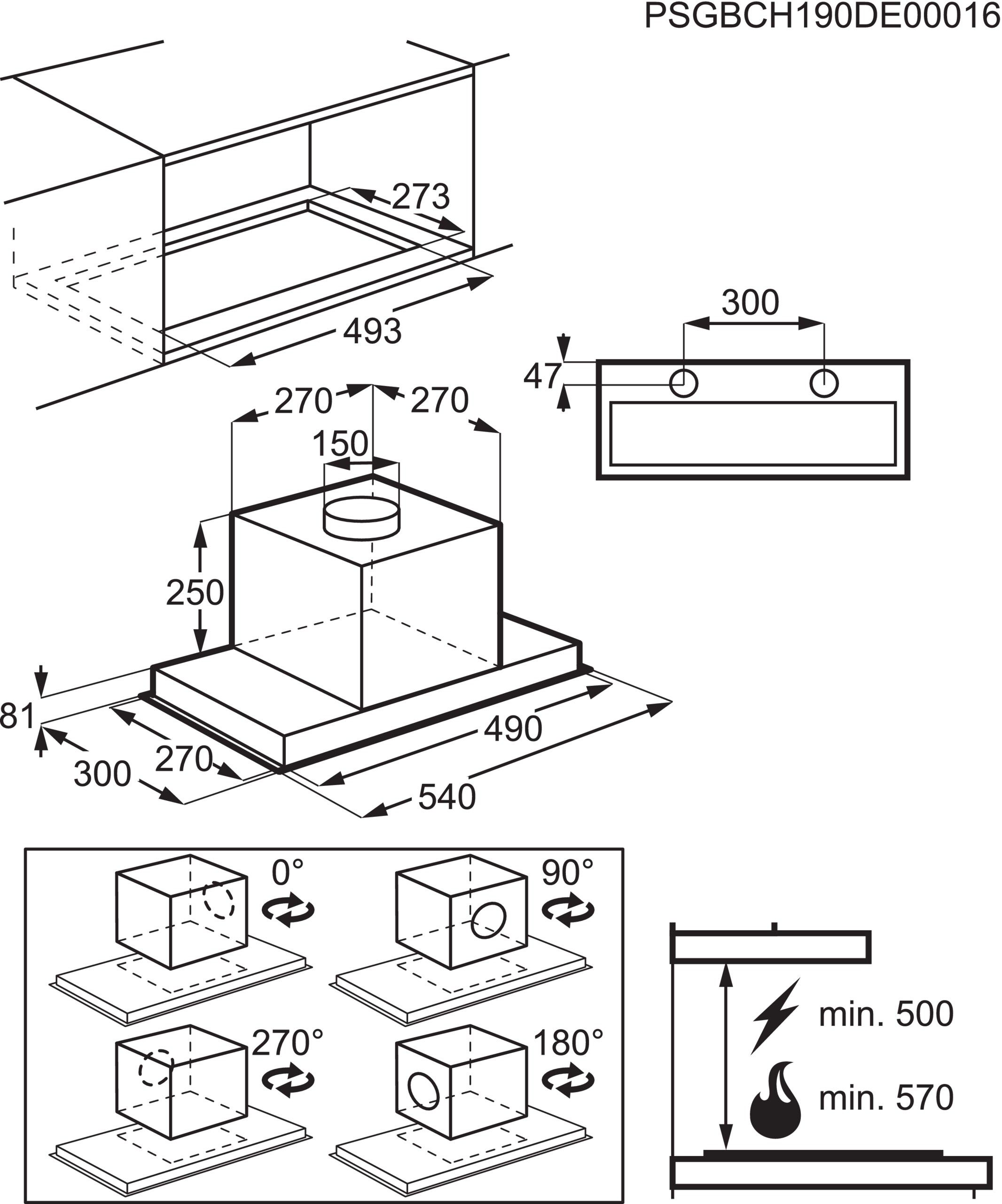 AEG DGK5661HM  afzuigkap afbeelding 5