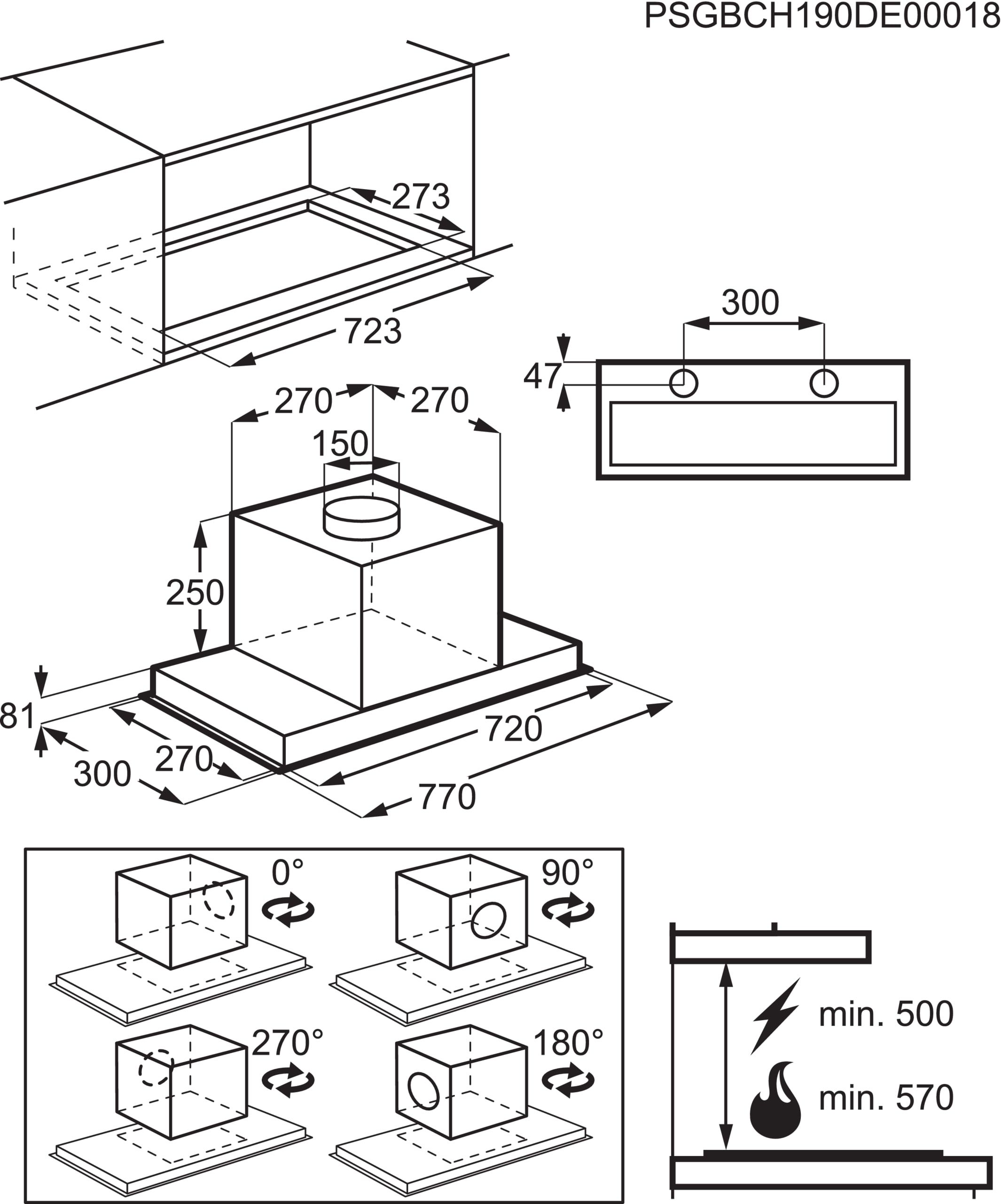 AEG DGK5861HM  afzuigkap afbeelding 5
