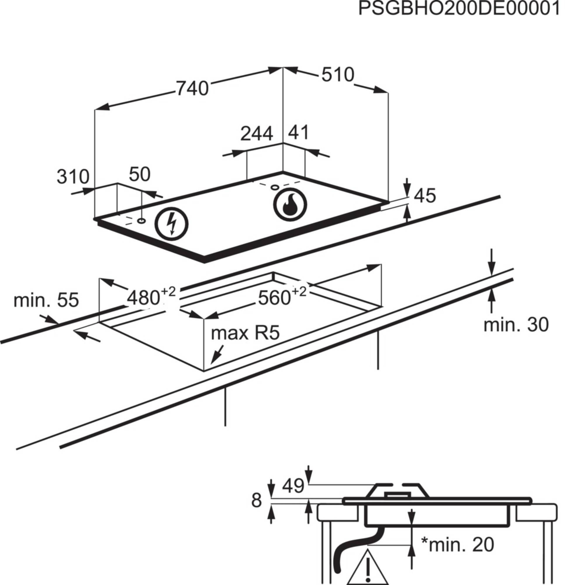 HKB75820NB van AEG afbeelding 6