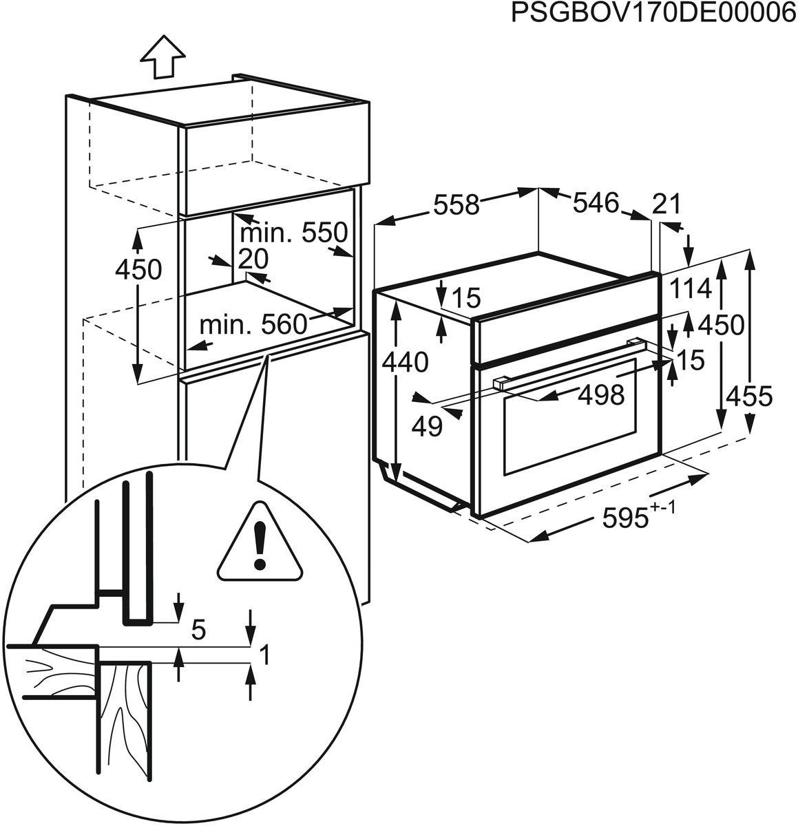 AEG KMK565000M inbouw magnetron afbeelding 5