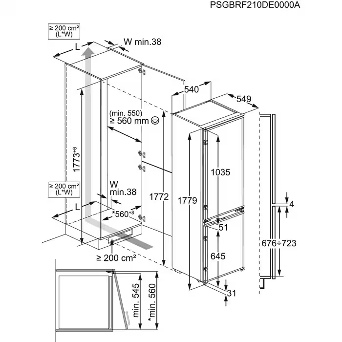 AEG koelkast inbouw NSC5S181ES afbeelding 4