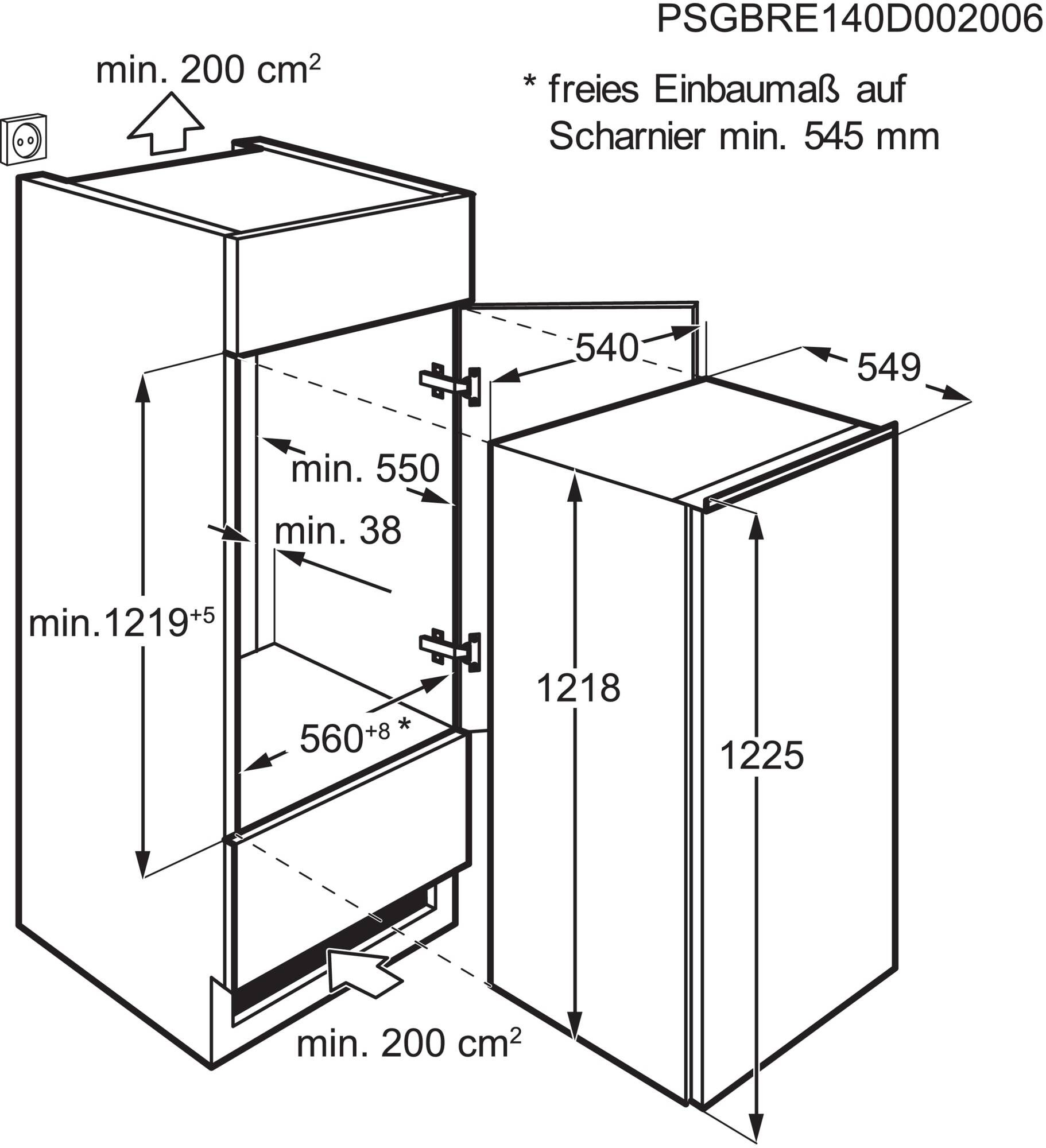 AEG koelkast inbouw NSK5O121ES afbeelding 4