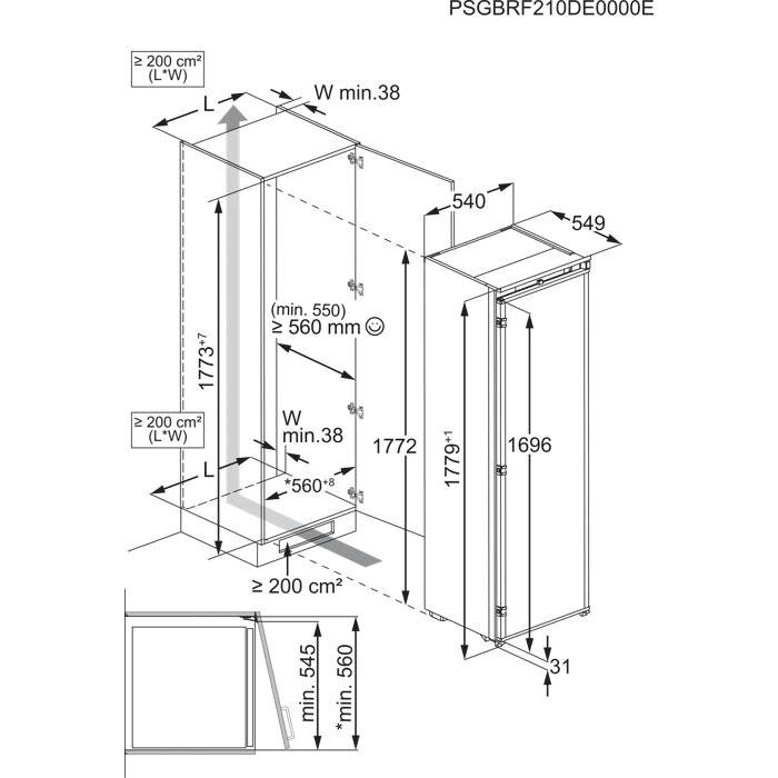AEG koelkast inbouw NSK7D181DS afbeelding 4