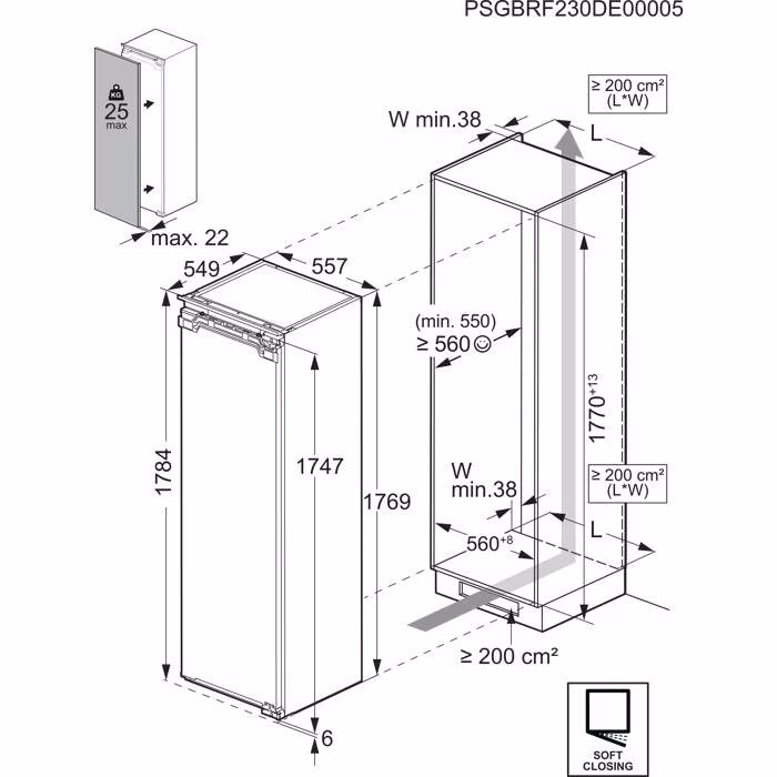 AEG koelkast inbouw NSK7D181EC afbeelding 4