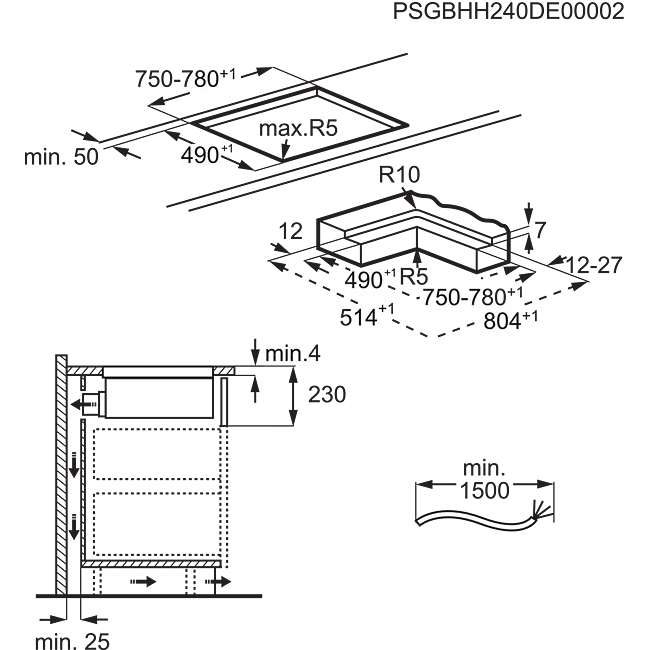 AEG kookplaat PE7000S80 afbeelding 3