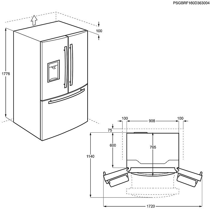 AEG koelkast vrijstaand RMB86321NX afbeelding 4