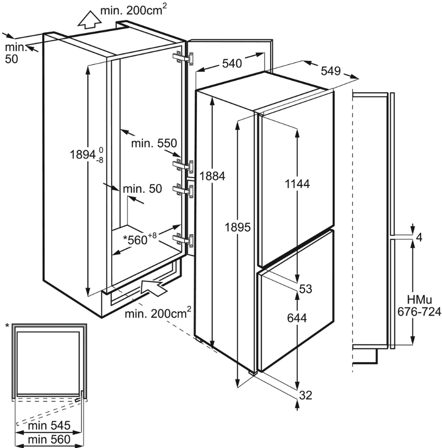 AEG koelkast SCE819E5TS afbeelding 3