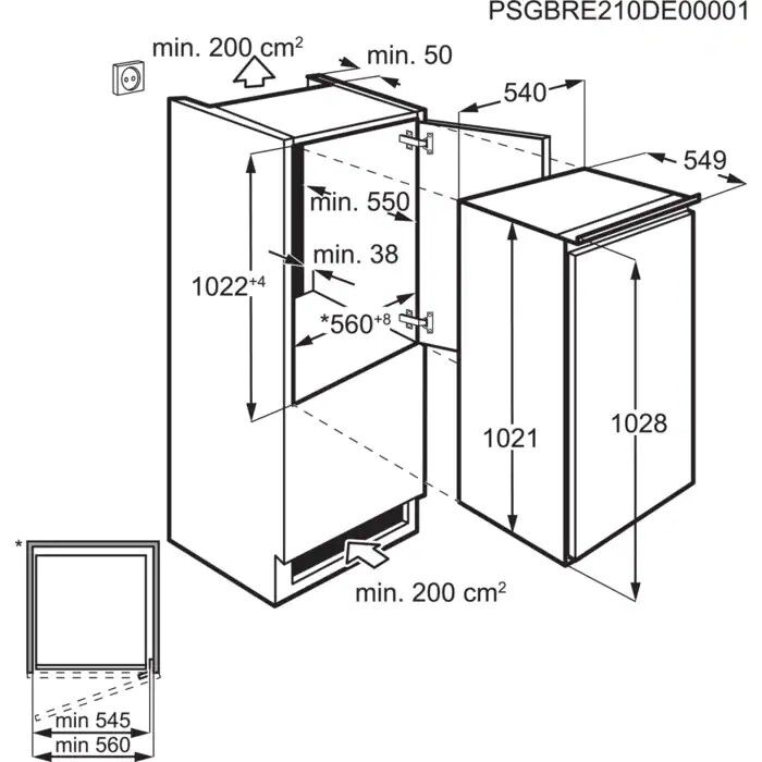 SKB410F2AS van AEG afbeelding 5
