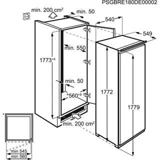 AEG SKE818D1DS inbouw koelkast afbeelding 5