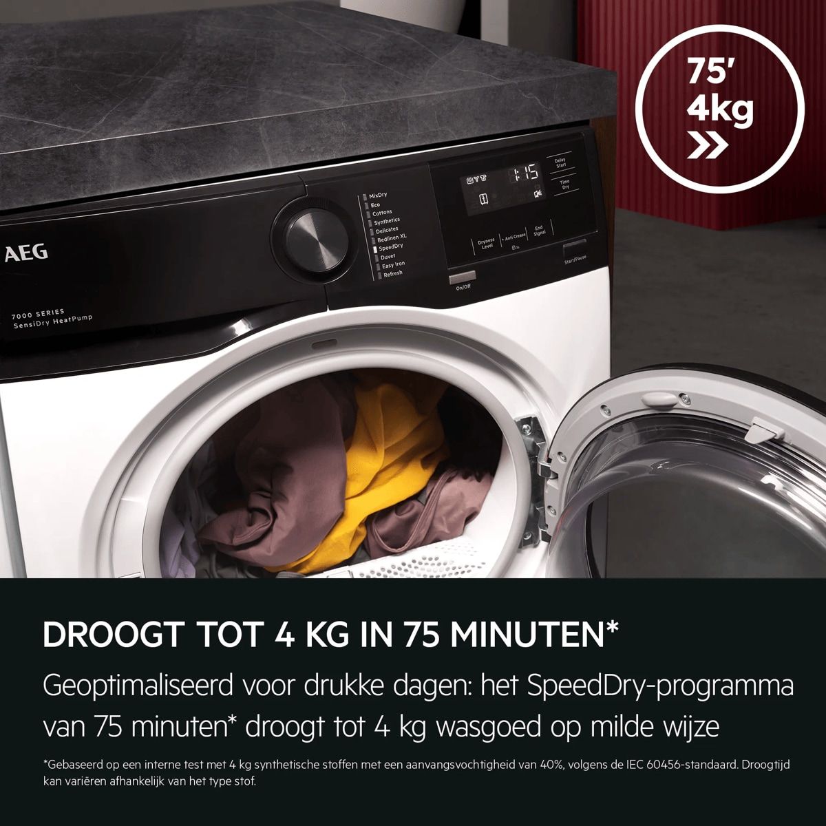 AEG wasdroger TR7E86BB4 afbeelding 3