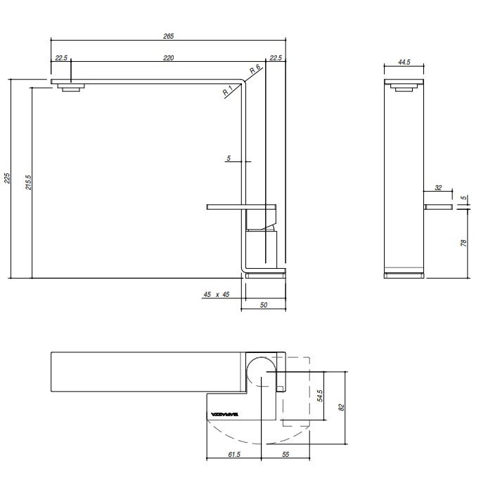 Airo design keukenkraan 1RUBMD1 afbeelding 3