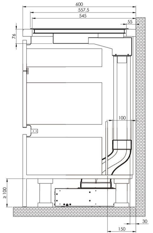 Airo design IG 8.3 SPACE G5 inbouw kookplaat afbeelding 5