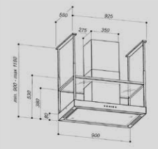 AiroDesign afzuigkap  CIME9055main afbeelding 4